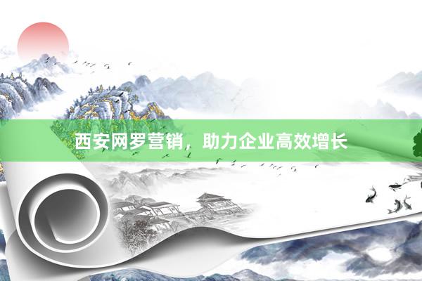 西安网罗营销，助力企业高效增长